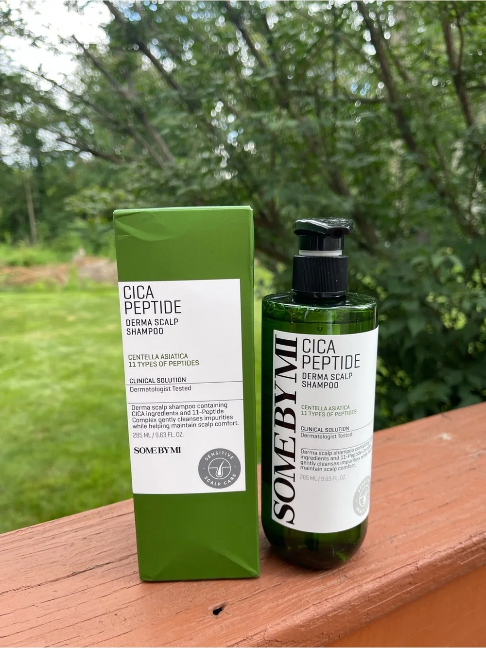 Cica Peptide Derma Scalp Shampoo & Tonic - Green